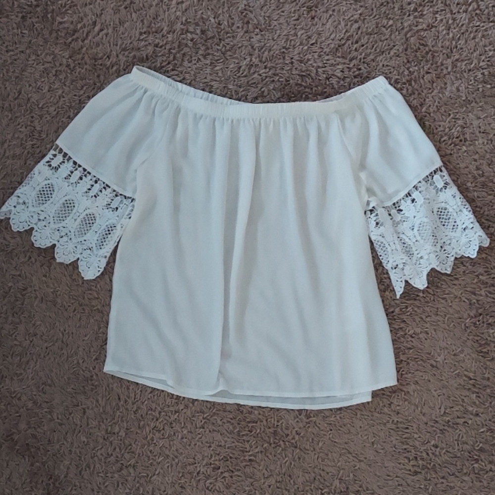 Wishful Park Off the Shoulder Blouse